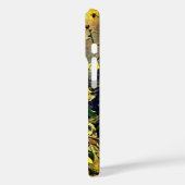 Zonnebloemen Winkelwolken Aangepaste monogram Naam Case-Mate iPhone Case (Achterkant / Links)