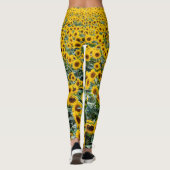 Zonnebloemen, Wisconsin Leggings (Achterkant)