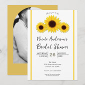 Zonnebloemen Witte Eenvoudige Rustige uitvindingen Kaart (Voorkant / Achterkant)