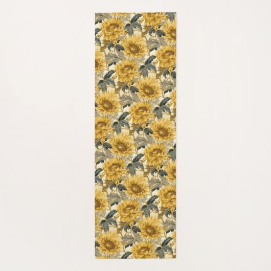 Zonnebloemen Yogamat (Achterkant)