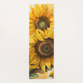 Zonnebloemen Yogamat (Achterkant)