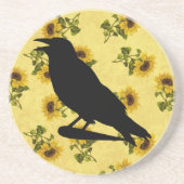 Zonnebloemen Zandsteen Onderzetter (Voorkant)