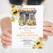 Zonnebloemen ze is van de markt Vrijgezellenfeest Kaart