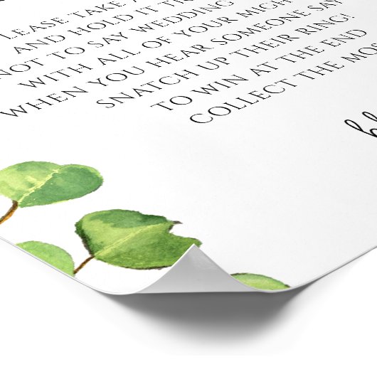 Zonnebloemen zetten een ring op het spel poster (Hoek)