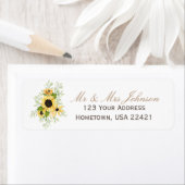 Zonnebloemen Zomer Label (Insitu)