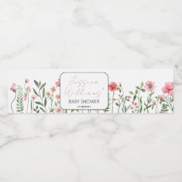 Zonnebloemen Zonnebloemen Etiketten op baby shower