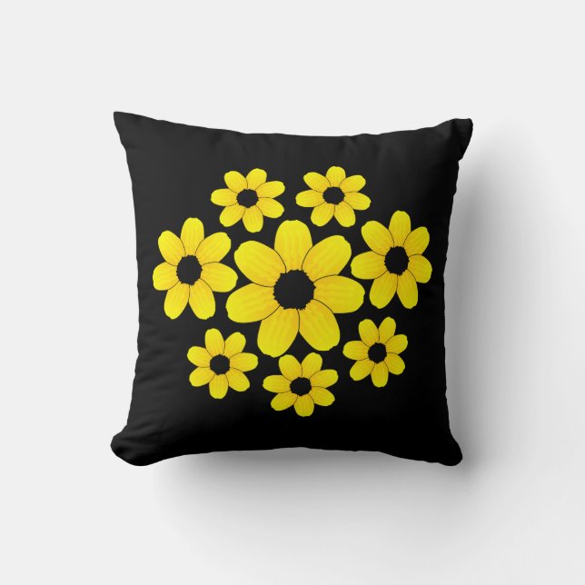Zonnebloemen Zonnebloemen Kussen (Voorkant)