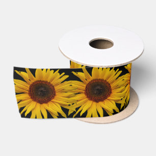 Zonnebloemen Zonnebloemen Satijnen Lint