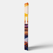 Zonnebloemen Zonsopgang Abstracte Natuur Illustrat Case-Mate iPhone Case (Achterkant / Rechts)
