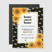 Zonnebloemen zwarte hommels nieuwe woning (Voorkant / Achterkant)