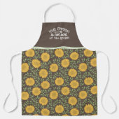 Zonnebloemenadvies maakt geen deel uit van het Rec Schort (Voorkant)