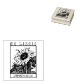 Zonnebloemenboek Ex Libris Rubberstempel (Gestempeld)