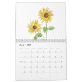 Zonnebloemenkalender 2024 kalender (Mar 2027)