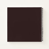Zonnebloemenseizoen Notitieboek (Achterkant)