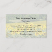 Zonnebloementeelt Visitekaartje (Achterkant)