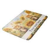 Zonnebloementuin 17 Miceville Badmat (Gekanteld)