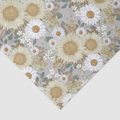 Zonnebloementuin Land Tissuepapier (Detail)