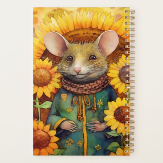 Zonnebloementuin Miceville Planner (Achterkant)