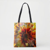 Zonnebloementuin...... Tote Bag (Voorkant)
