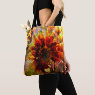 Zonnebloementuin...... Tote Bag