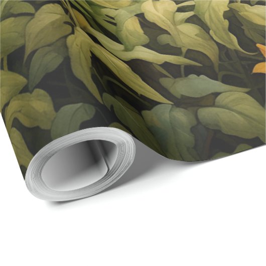 Zonnebloementuin Vogelhuisjes Cadeaupapier (Rol Hoek)