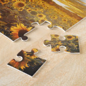 ZonnebloemenVeld Legpuzzel (Zijkant)