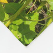 Zonnebloemenveld, zonnige zomerdag. fleece deken (Hoek)