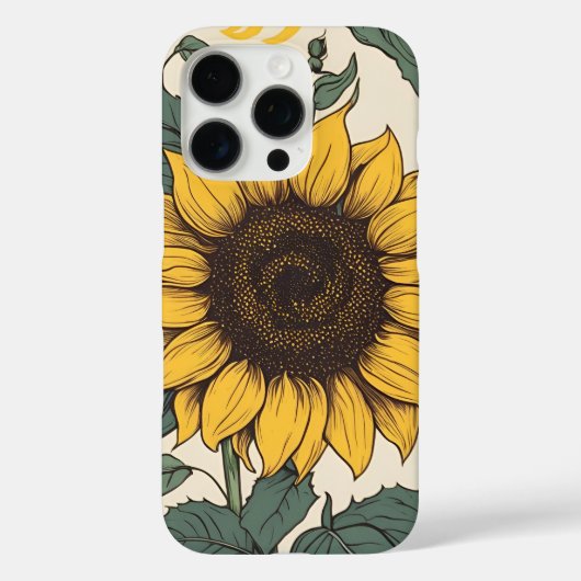 Zonnebloemenvelden: een levendig bloemenpatroon Case-Mate iPhone case (Achterkant)
