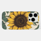 Zonnebloemenvelden: een levendig bloemenpatroon Case-Mate iPhone case (Achterkant (horizontaal))