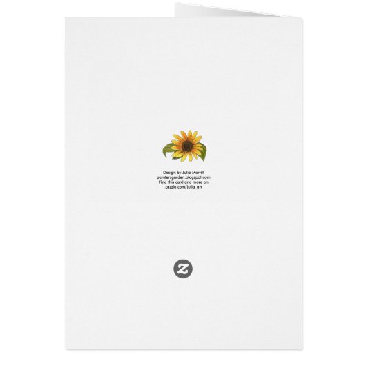 Zonnebloemfeestdag (Achterkant)