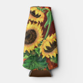 Zonnebloemfleskoeler Flesjeskoeler (Voorkant)