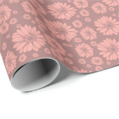  zonnebloemflespatroon cadeaupapier (Rol Hoek)