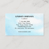 ZonnebloemFlorist Visitekaartje (Achterkant)