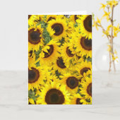 Zonnebloemfotokaarten Kaart (Gele Bloem)