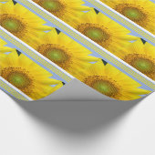 Zonnebloemfotopapier Cadeaupapier (Hoek)