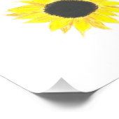 Zonnebloemfotopapier Foto Afdruk (Hoek)