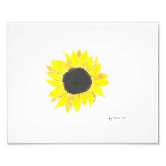 Zonnebloemfotopapier Foto Afdruk