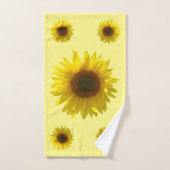 Zonnebloemgeel Bad Handdoek (Handdoek)