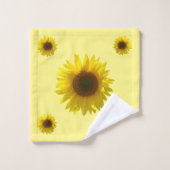 Zonnebloemgeel Bad Handdoek (Wasdoekje)