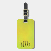 Zonnebloemgeel bagagelabel (Voorkant verticaal)