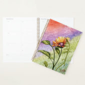 Zonnebloemgeheimen bij zonsondergang planner (Display)
