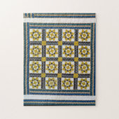 Zonnebloemgelaat Legpuzzel (Verticaal)