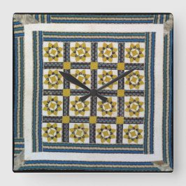 Zonnebloemgelaat Vierkante Klok