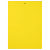 Zonnebloemgele kleurnaam klembord (Achterkant)