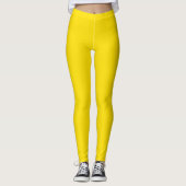 Zonnebloemgele kleurnaam leggings (Voorkant)