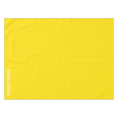Zonnebloemgele kleurnaam tafelkleed (Voorkant (Horizontaal))