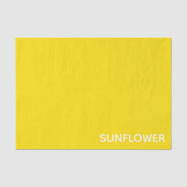 Zonnebloemgele kleurnaam tissuepapier