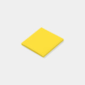 Zonnebloemgele vaste kleur post-it® notes (Schuin)