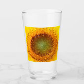 Zonnebloemglazen bol met gulden verhoudingen glas (Voorkant)