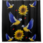 Zonnebloemgordijn Douchegordijn (Voorkant)
